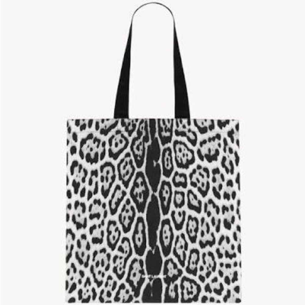 Saint Laurent Leopard Print Tote